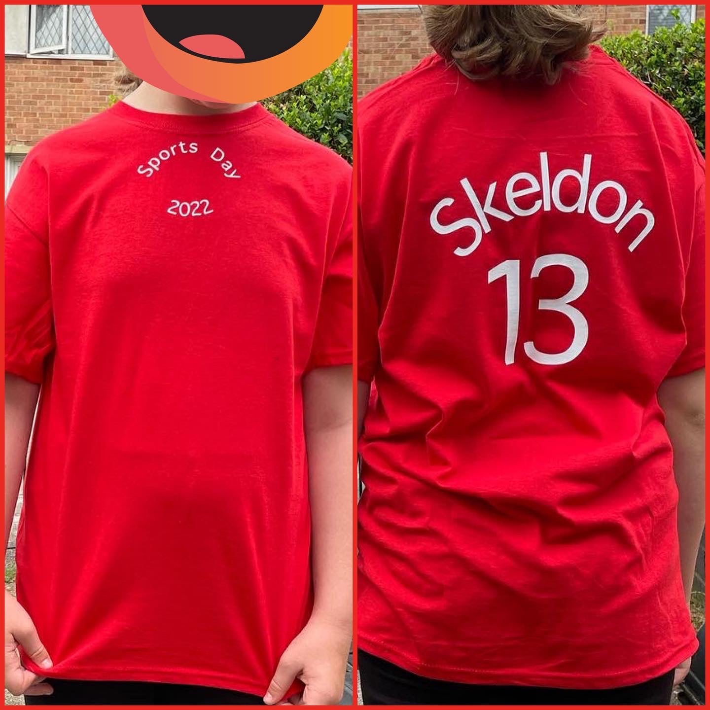 Personalised sports day tee shirts (2023)