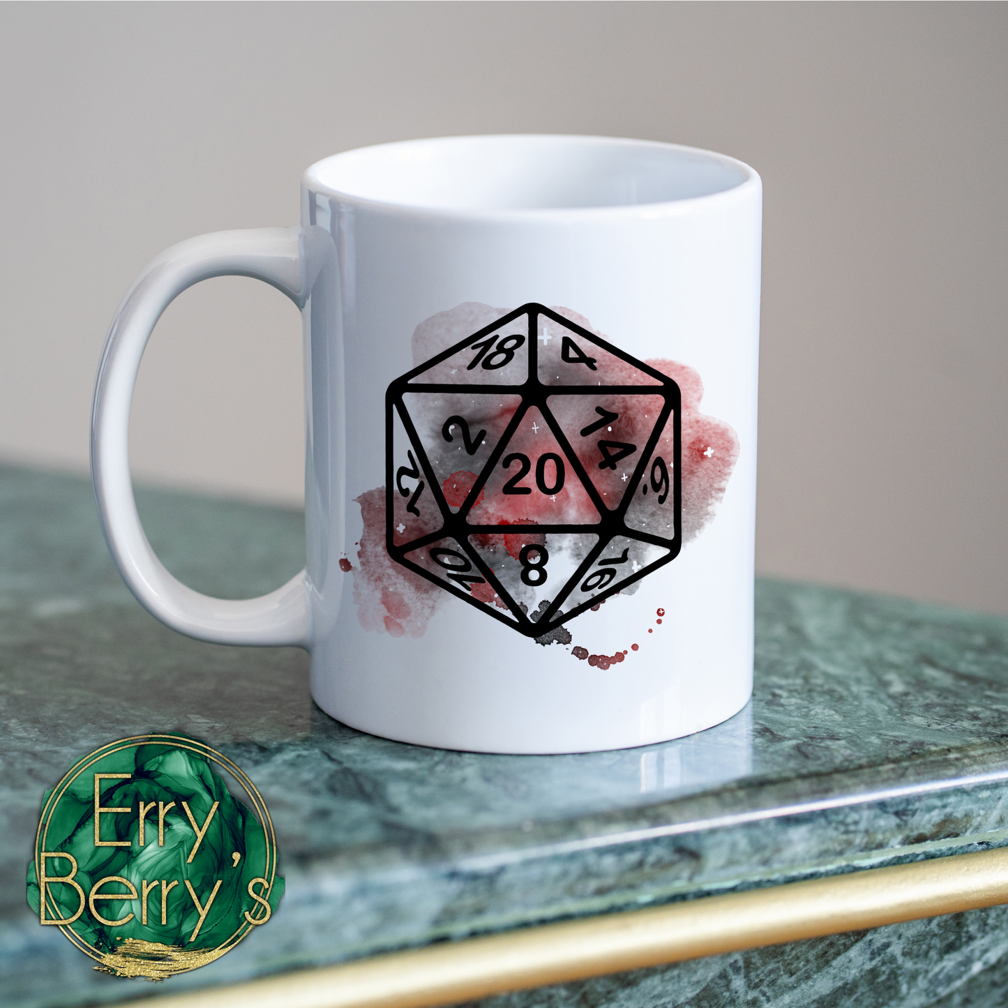 D20 mug