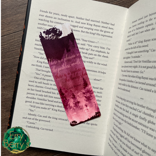 Lord Byron bookmark