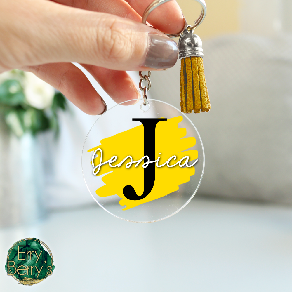 Personalised keyring