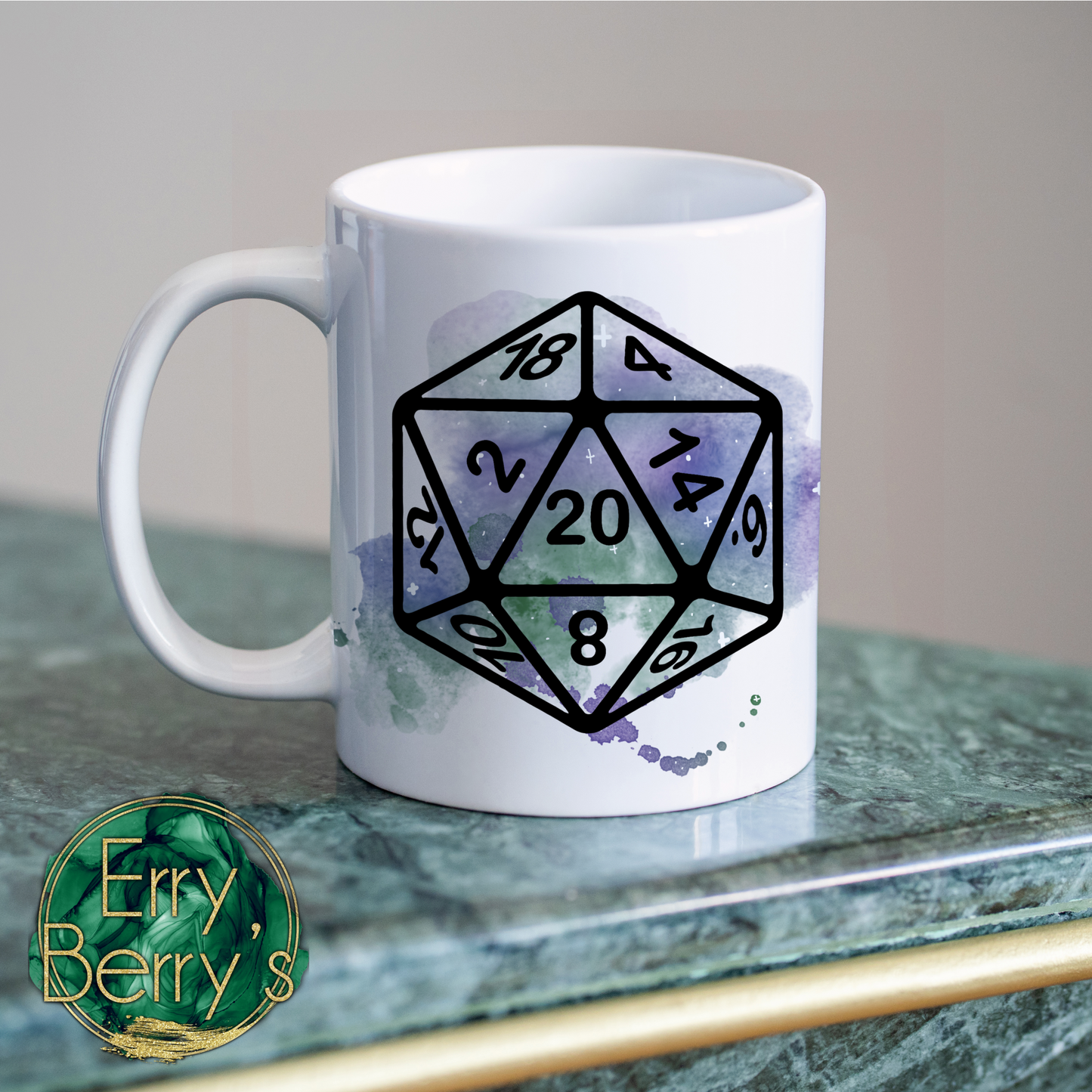 D20 mug