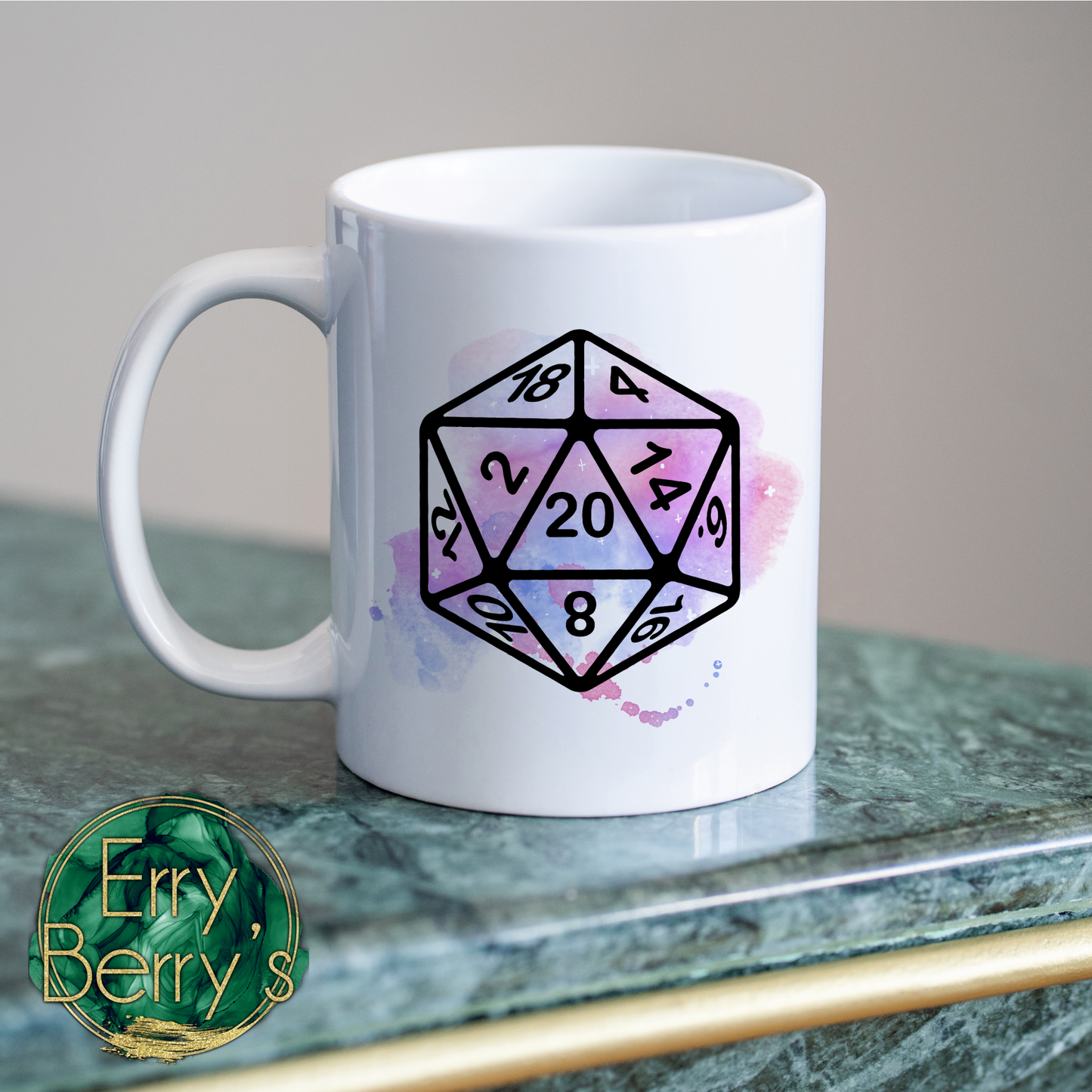 D20 mug