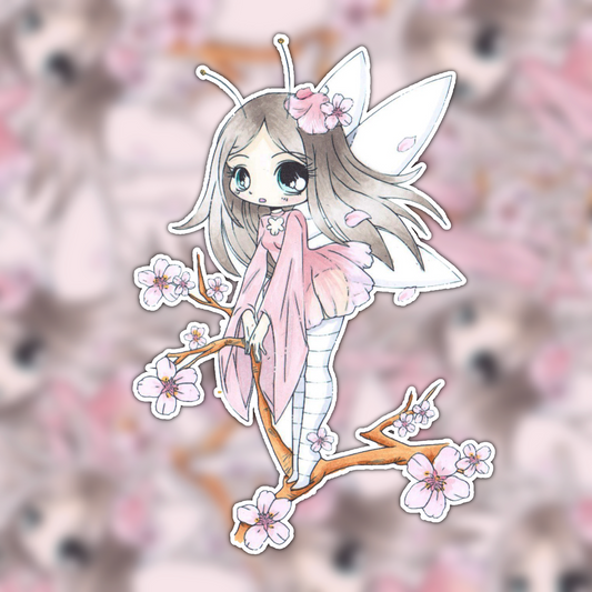 Sakura Fairy sticker