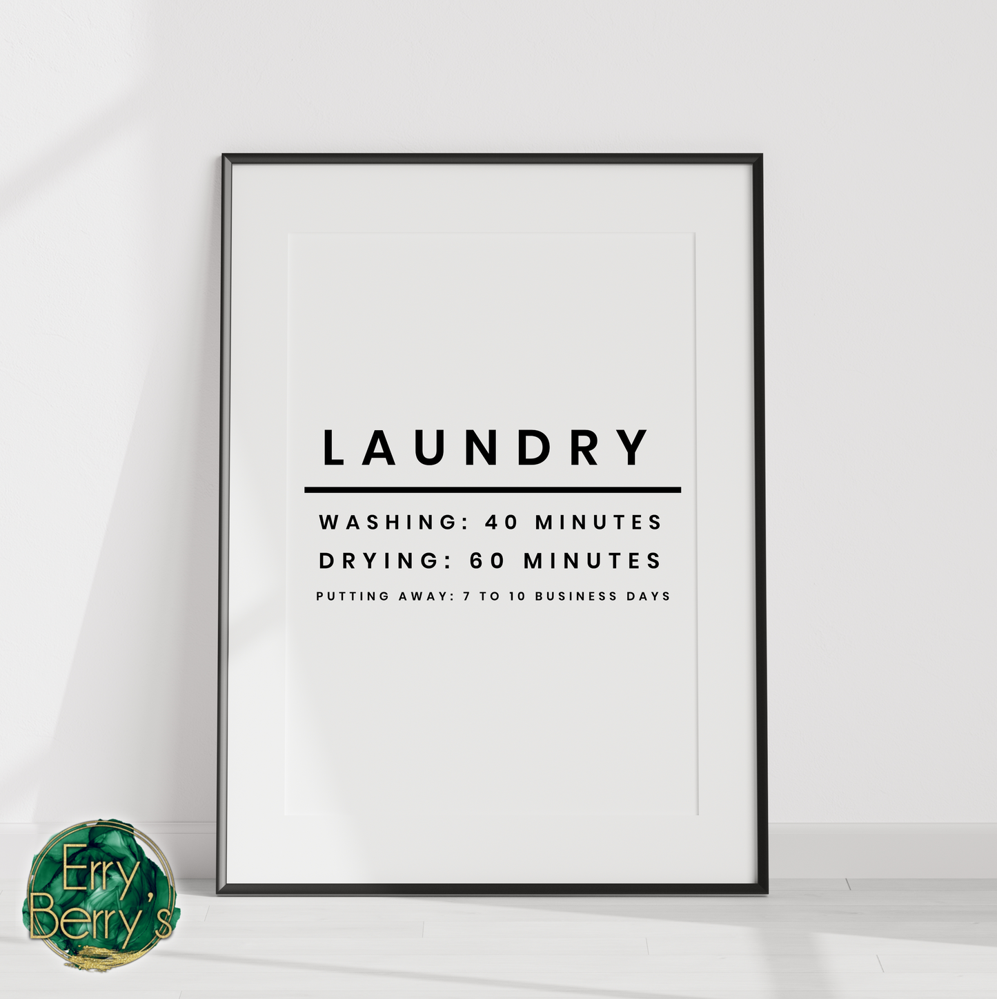 Laundry Print